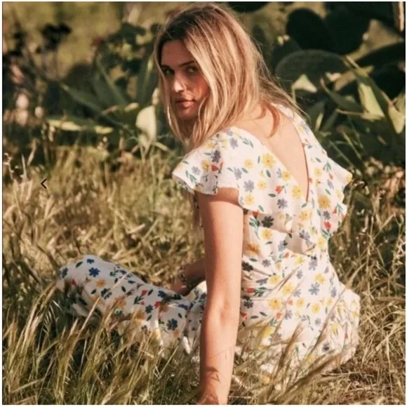 Sezane Giovana Dress Peace & Love - Picture 4 of 5